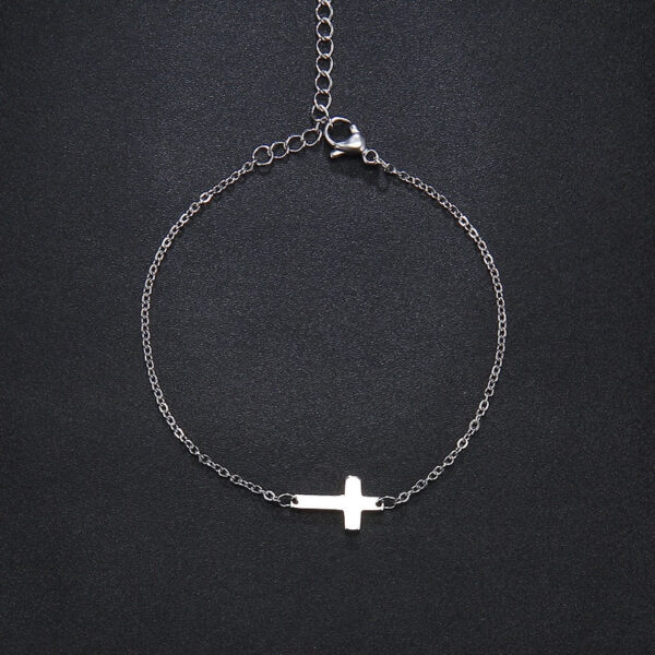 Single Cross Christian Bracelet - Image 3
